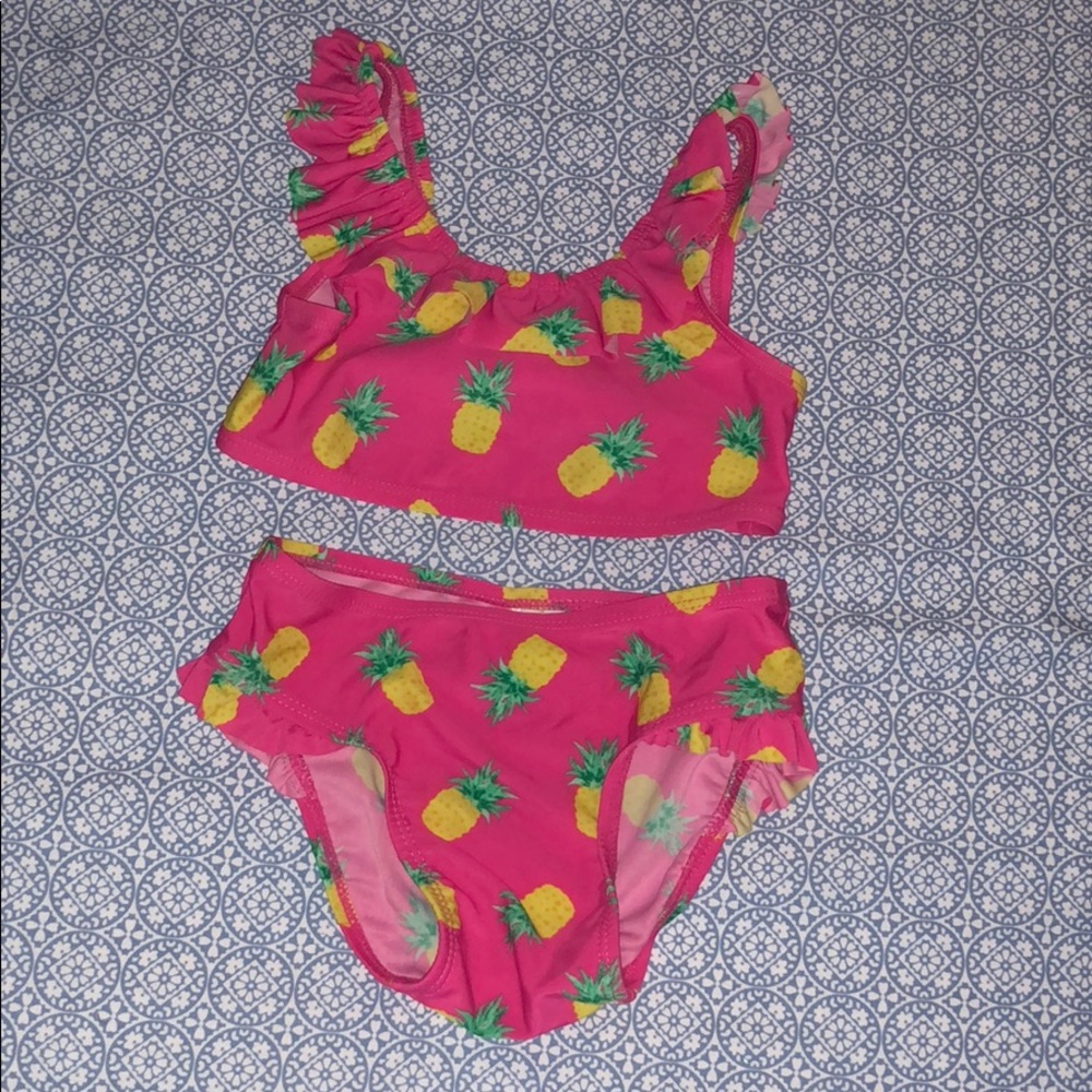 Toddler girl swim
